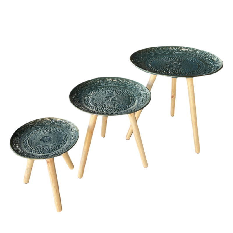 Table Set of s Big Medium Small Round Side Table End Tables