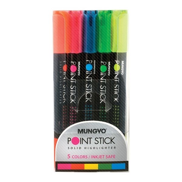 Mungyo Point Stick Solid Highlighter Set of 5