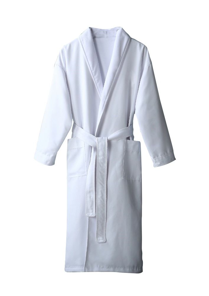 Plush Lined Microfiber Unisex Bath Robe Luxury Spa, Hotel , Shawl ...