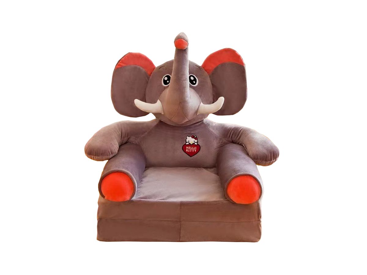 Baby Sofa Chair Stool Lazy Tatami Single Cushion Brown Elephant