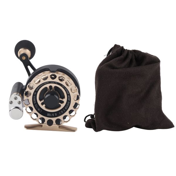 B65 All Metal Ice Boat Fishing Reel Left Hand