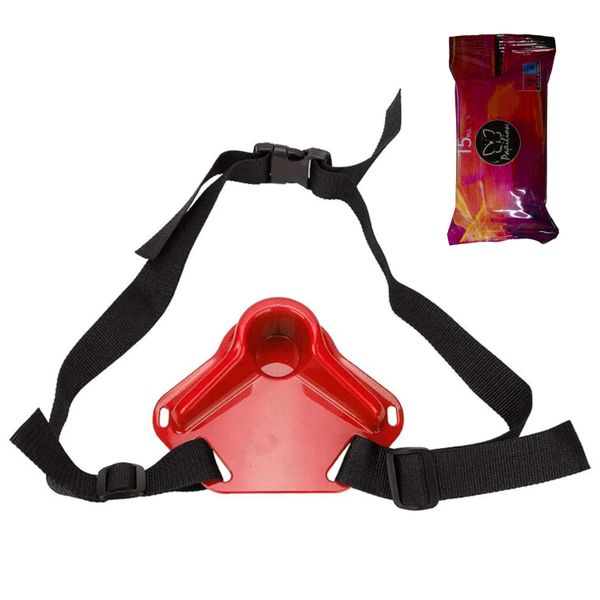Fishing Rod Belt Bucket Holder With Fishing Wipes