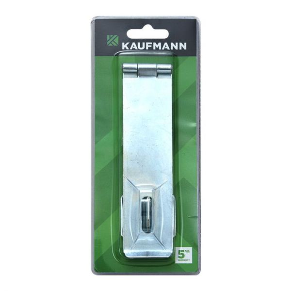Kaufmann - Hasp &amp; Staple 152mm Safety Galv - 6 Pack