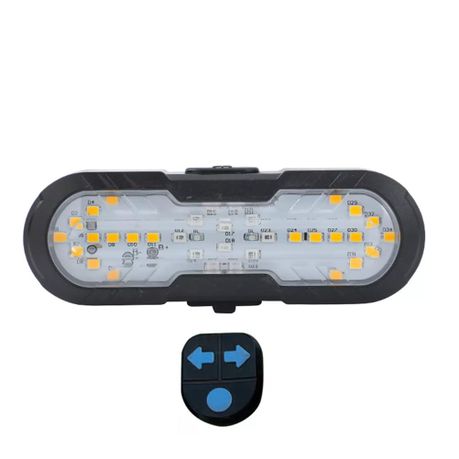 2 in 1 Wireless Remote Warning Turn Bike Taillight 5 Lighting Modes, Image