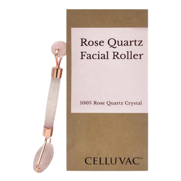 Celluvac Rose Quartz Facial Roller