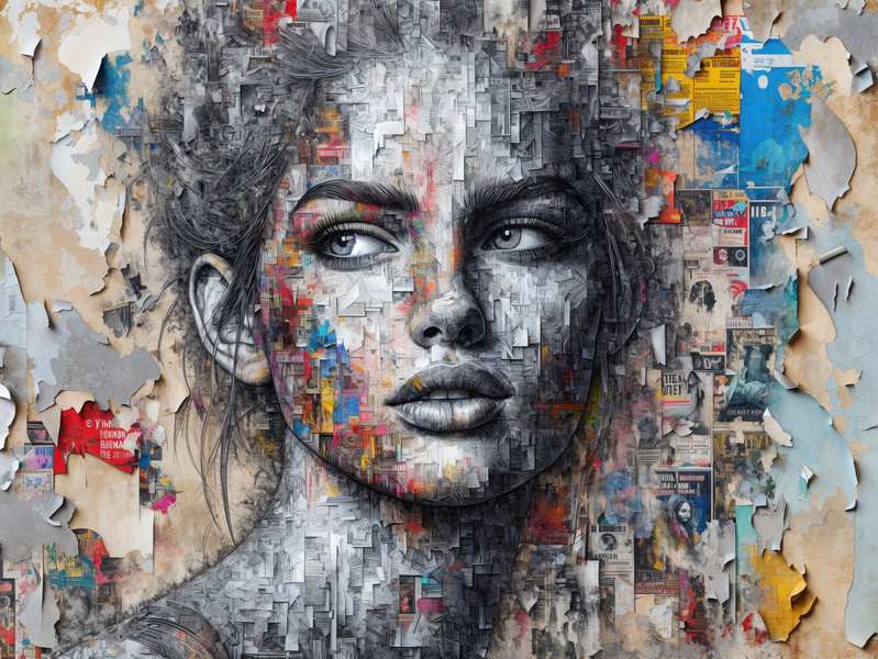 Modern Canvas Wall Art Home Decor - Modern Portrait