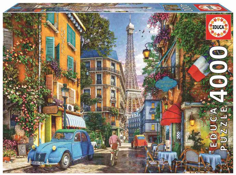 Educa The Old Streets of Paris (1x4000pc) Puzzle