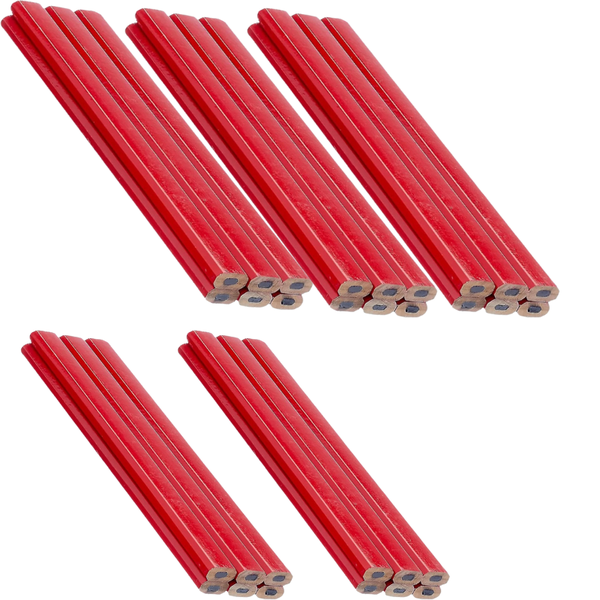 Carpenter Pencil Set of 30 - Red