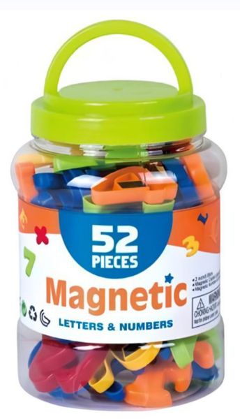 52Pcs Magnetic Letters &amp; Numbers Set (Size : 4.5 cm )