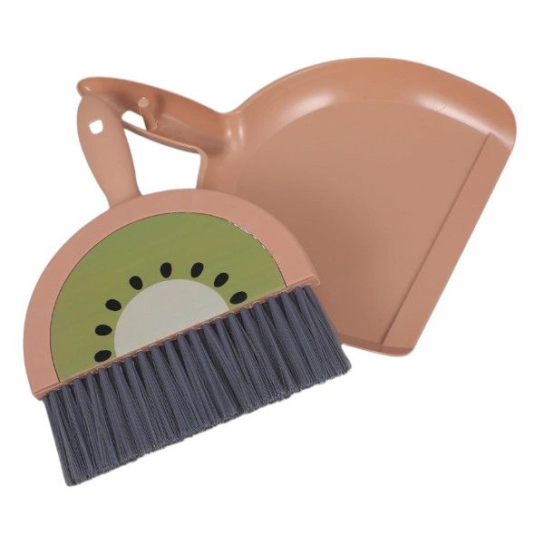 Multipurpose Fun &amp; Fruity Handheld Sweeper With Dustpan