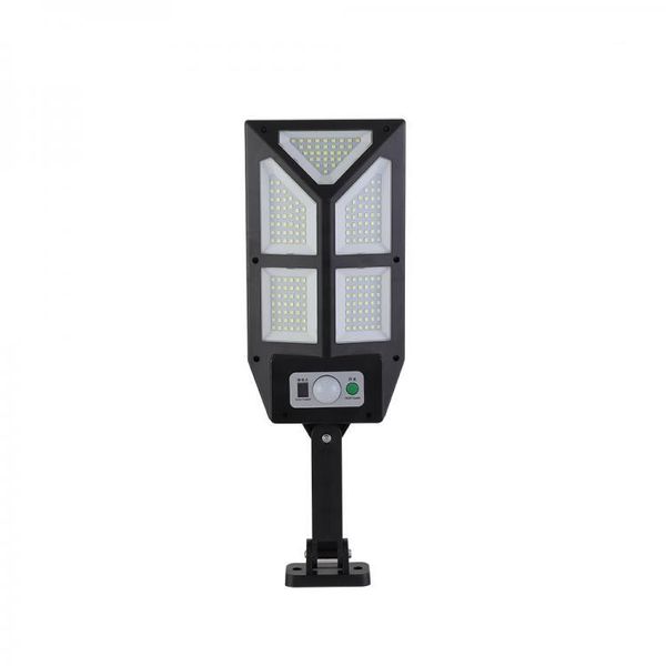 Weather Resistant Solar Sensor Street Light with 3 Light Modes 196LEDs