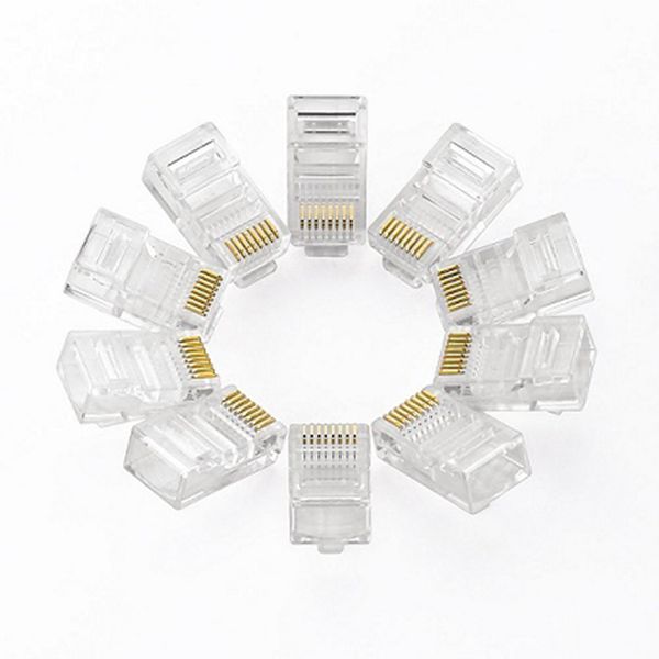 UGreen 20329 RJ45 8P8C LAN Connector 10PCS-Crystal