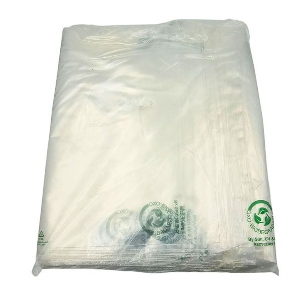 Biodegradable Resealable Bag - 250 x 360mm - 100 Pack
