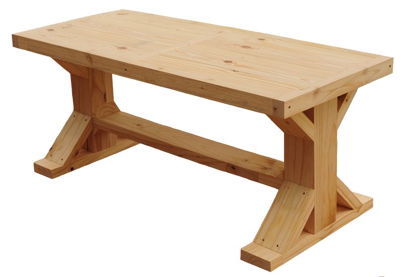 GC Henry large Wood Coffee / Accent Table designed with style in mind