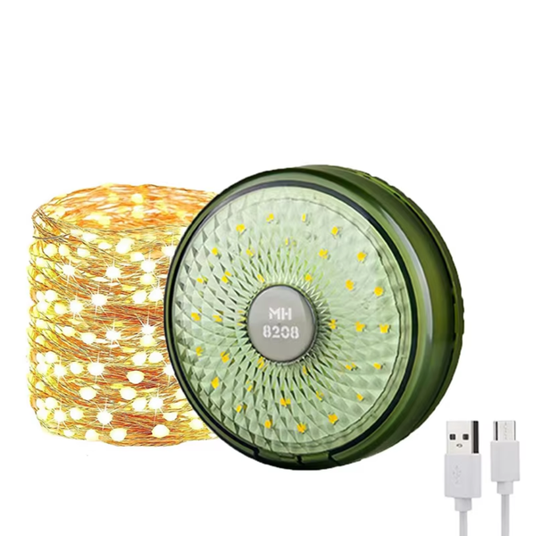 Multifunctional Camping String Light With 8 Lighting Modes Camping Light