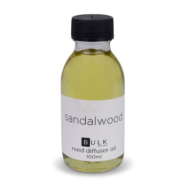 Bulk Body Care - Reed Diffuser Perfume Oil - Sandalwood - 100ml