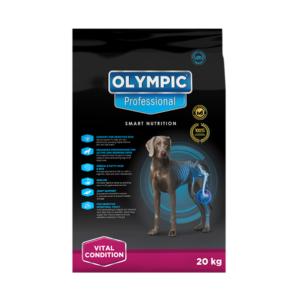Olympic Professional Vital Condition Dry Dog Food 20kg - Optimal Health
