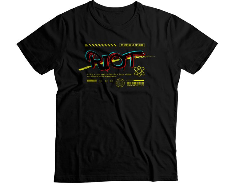 StreetWear Fashion Riot T-Shirt