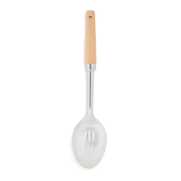 George &amp; Mason - Slotted Spoon with Wood Handle