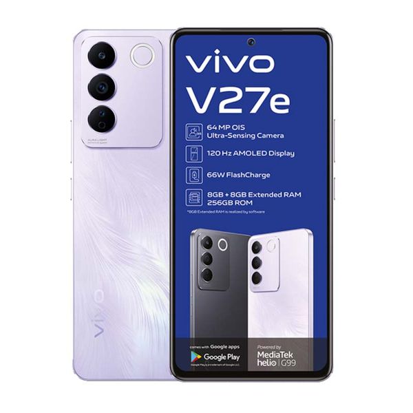 Vivo V27e Dual Sim 256GB - Purple