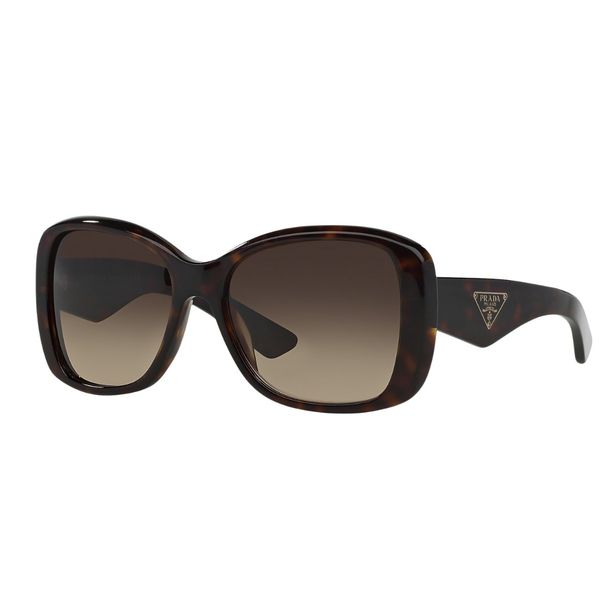 Prada Brown Havana SPR 32P 2AU-6S1 Sunglasses For Women