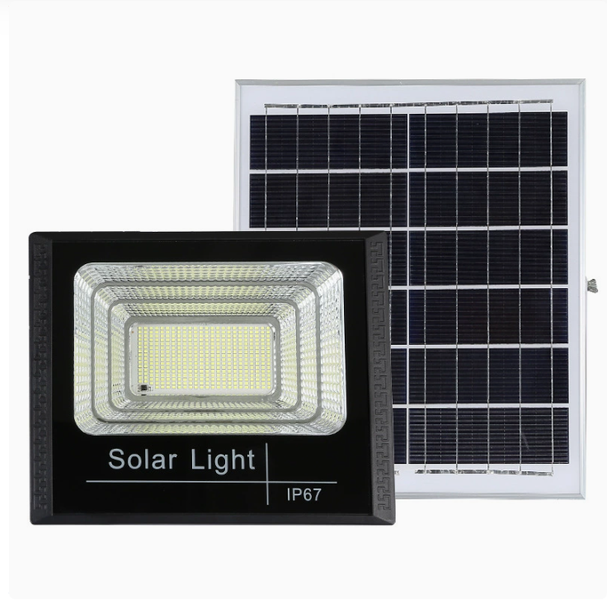 IP67 Waterproof Solar LED Floodlight (Black, 1 Unit)