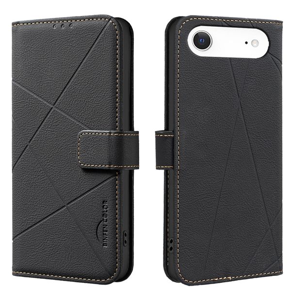 Check Leather Anti-Theft Phone Case Compatible With Apple iPhone 12 Pro Max