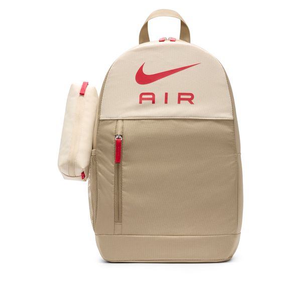 Nike Kids' Elemental Backpack - 20 Litre - Khaki/Sanddrift/University Red