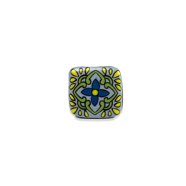 Square Knob - Mexican Grey Base - Home Décor
