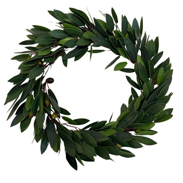 Toolhome Blossoms - Wreath Olive - 55cm