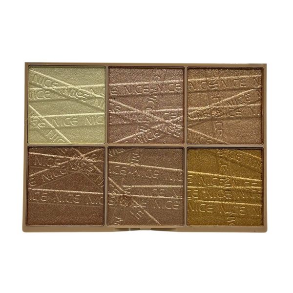 6 Pallet Makeup Hightlighter for Women - Cosmetic Product