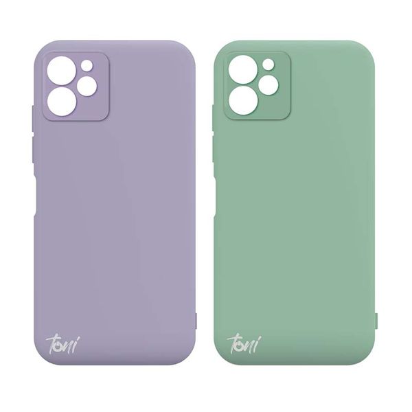 Toni Twin Silicone Case Huawei Nova Y61 - Violet/Turquoise