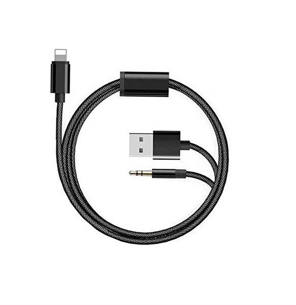 Lightning - USB + 3.5mm Adapter Cable 1.2m- SD