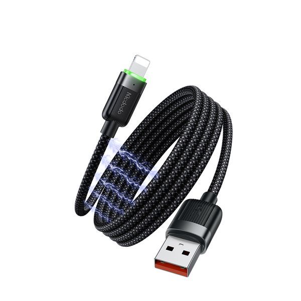 Mcdodo 3Amp Self-Winding Coiled USB-A iPhone Cable | USB-A to Lightning