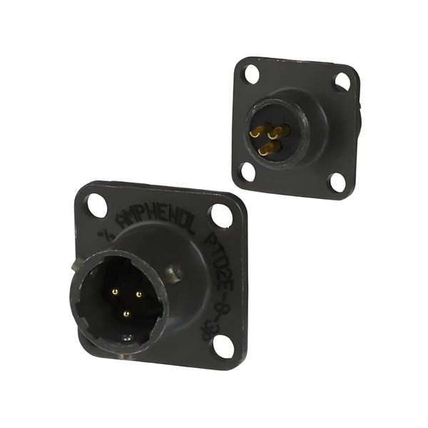 PT02E-8-3P MIL-C-26482 Circular Connector Male 3 Pole Bayonet Lock