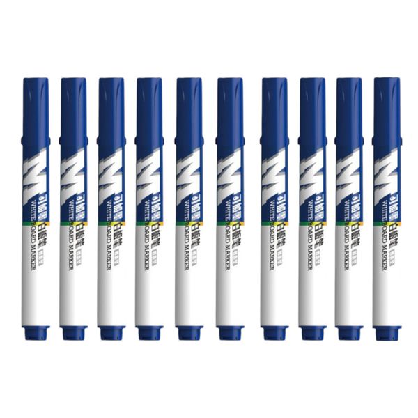 10pcs Whiteboard Pen Erasable Whiteboard Marker Pen Office Supplies