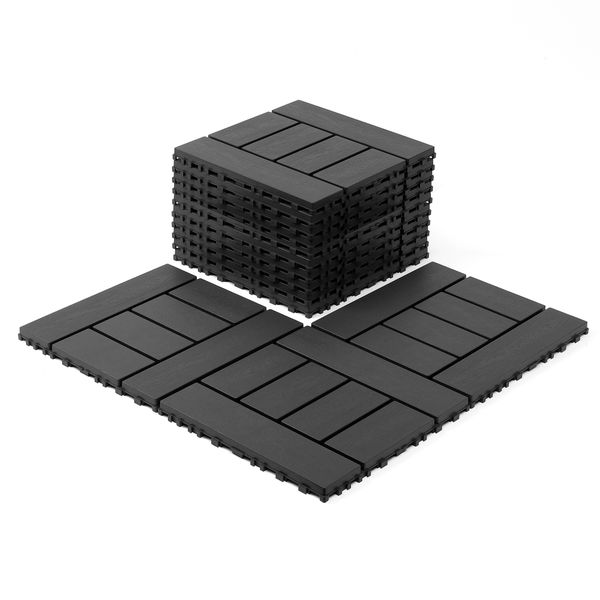 Eco-Friendly Interlocking Deck Tiles - Sustainable &amp; Stylish