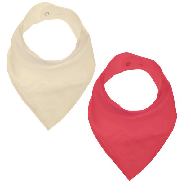 GingerBaby - Luxury Bandana Dribble Bib - Yellow &amp; Red