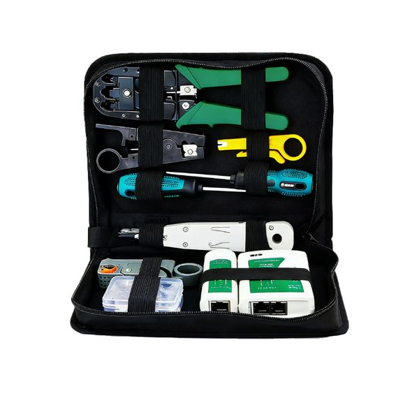 11 in 1 Professional Networking Tools Installation with Cable Tester
