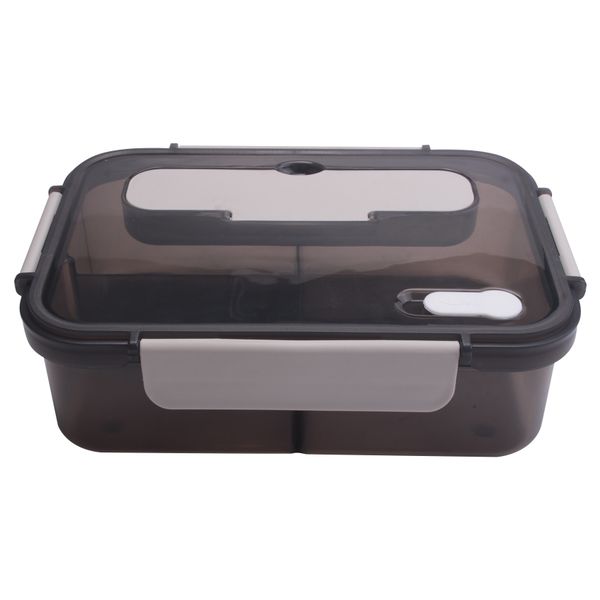 Lunch 1500Ml Bento Box, with 3 Compartments &amp; Cutlery Set,Microwave