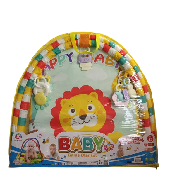 Multi-Color Baby Game Blanket - Sensory &amp; Play Mat for Babies