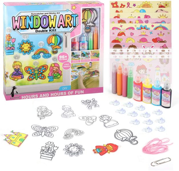 Playful Panda Window Art 2 in 1 Play Set