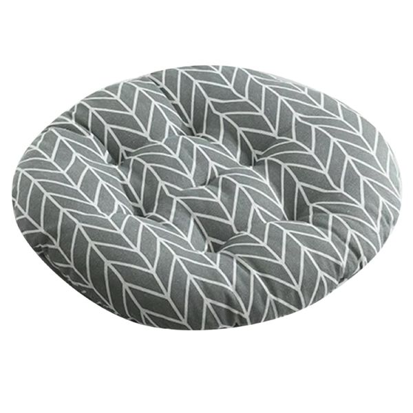 Decor Cotton Flax Strong Round Square Cushion Booster Pad - Triangle (45cm)