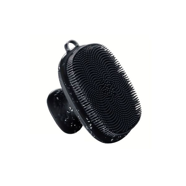 QKTNIUBI Men's Silicone Face Cleansing Brush - Black