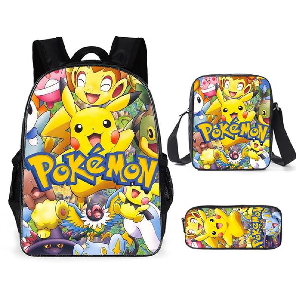 3-Piece Kids School Backpack/Lunch Box/Pencil Ca image