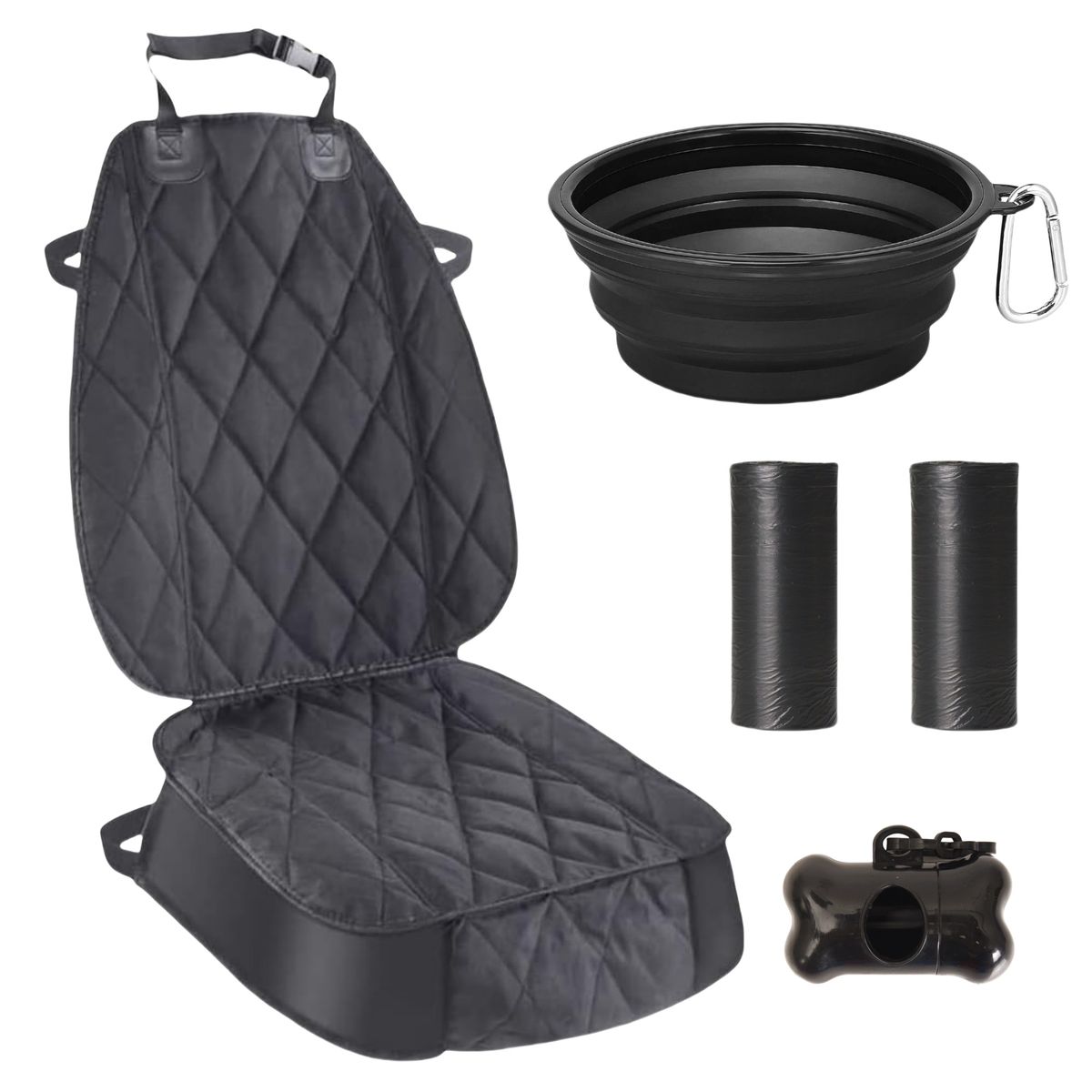 Pet Front Car Seat Protector Cover With Seat Anchor For Cars Trucks & SUVs