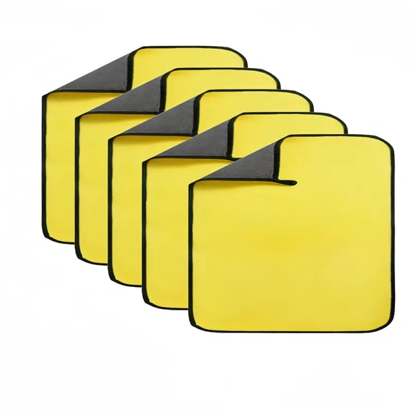 5 Pack Car Washing Microfiber Supersoft Towels - 30 x 30cm