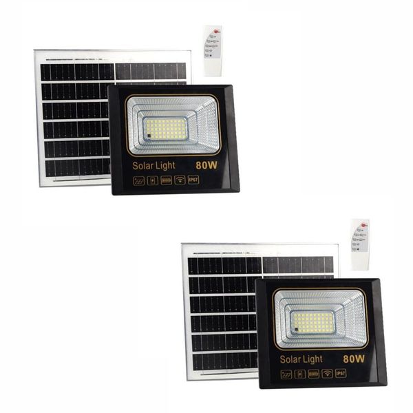 80W Solar Floodlight SK-7080(2sets)