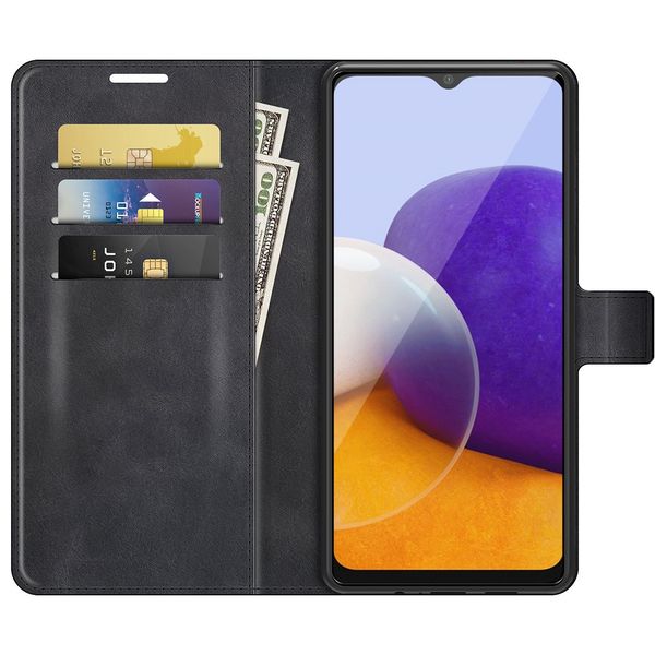 TUFF-LUV Essentials Folio Case &amp; Stand Samsung Galaxy A22 (4G) Black