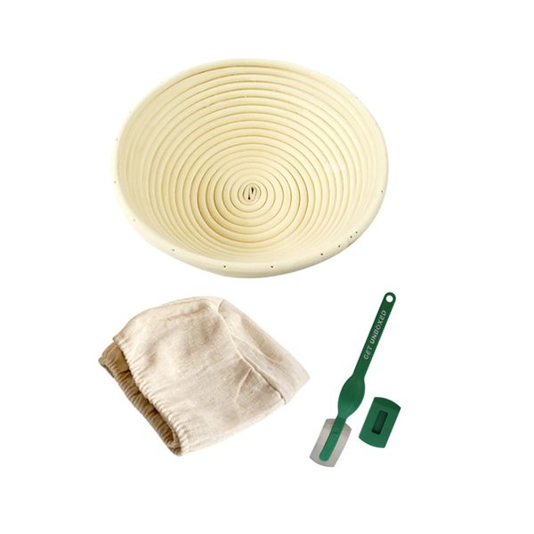 GET UNBOXED Bread Proofing Basket Sourdough Making Round Basket Kit